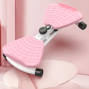 Waist Twister Machine Silent Waist Twisting Exercise Equipment with Rope for Home Pink Edition Easy Installation Full Body Rotation Strong Load Capacity