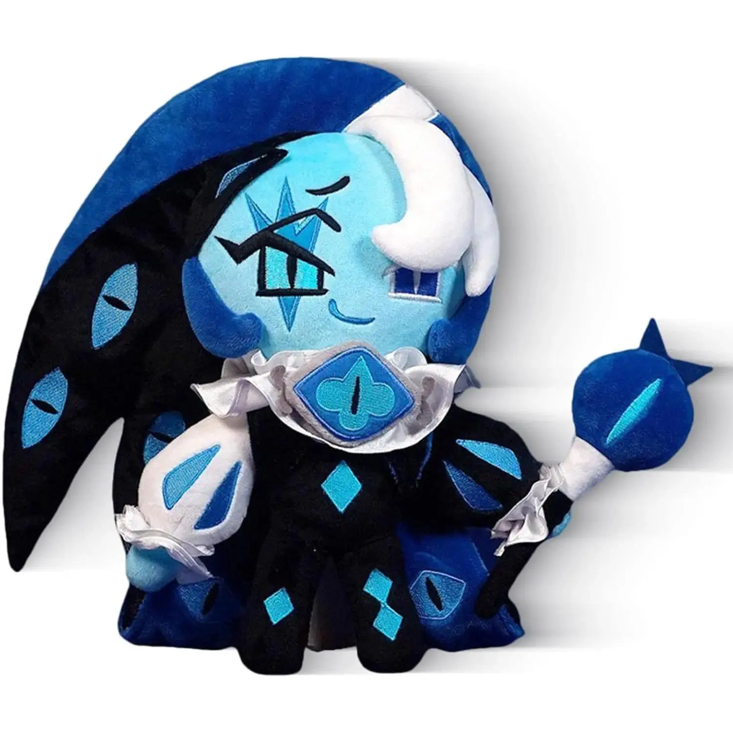 Classic Shadow Milk Cookie Soft Plush Toy - 9.8in Unisex Cartoon Toy for Cookie Run Video Game Fans
