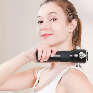 USB Rechargeable High-frequency Massage Gun, 4-head Electric Massager for Deep Tissue Relief, Muscle Relaxation, Perfect Gift for Family and Friends