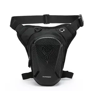Motorcycle Drop Leg Waist Bag, Hard Shell Waterproof Thigh Bag, Multi-Purpose Hip Fanny Pack for Motorcycling, Hiking & Outdoor Sports durable nylon fabric leg bag