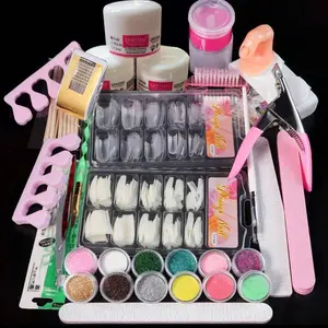 Acrylic Nail Kit, Glitter Acrylic Powder & Nail Art Tools, Professional Nail Art Kit for Beginners, Nail Extension Kit, Nail Art Supplies, Acrylic Nails Kit