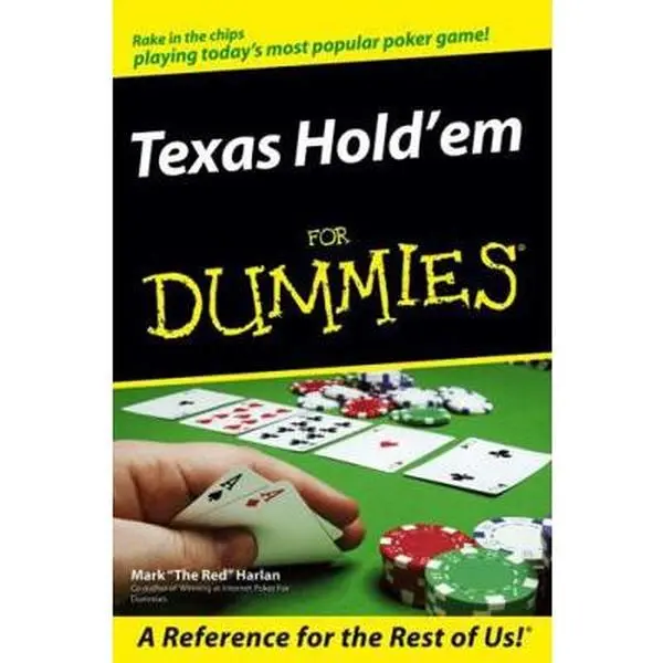 USED-Texas Hold'em for Dummies by Harlan, Mark (Paperback)
