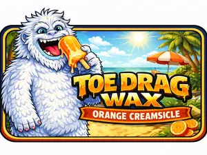 Toe Drag Wax 4 oz Performance Grip Hockey Wax - Orange Creamsicle Scented