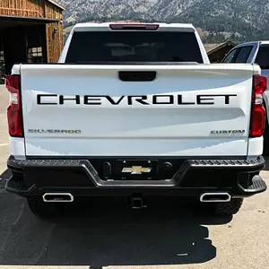 BLACK Decal Tailgate Insert Vinyl Stickers for Chevrolet Silverado 2019-2021 New Does not apply