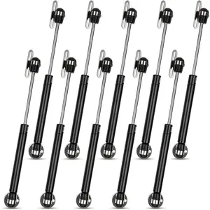 10PCS 10 Inch 100N/22.5Lb Heavy Duty Gas Struts Soft Open Gas Springs Shocks for Cabinets Lid Support Cabinet Door Lift Pneumatic Support