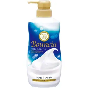 COW Bouncia Premium Body Soap Wash White Soap 480ml