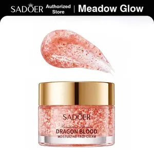 [SADOER Authorized Store]Dragon Blood Extract Face Cream,Gentle Daily Skin Care, Deeply Nourish and Moisturize Skin, Keep Skin Soft and Delicate. Lightweight Texture, Easy to Absorb