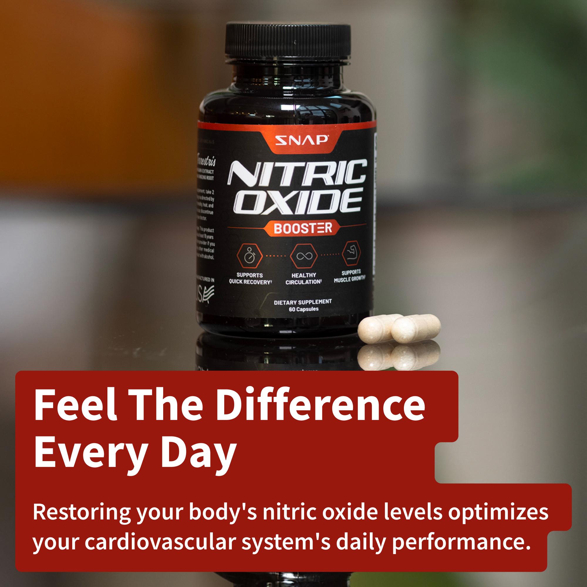 Snap Supplements - Nitric Oxide Beets + Nitric Oxide Booster 60ct Bundle - Natural Supplements