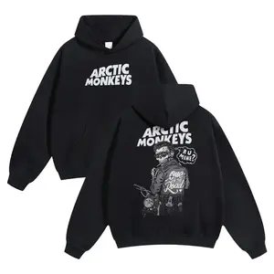 [SHIP FROM US] Arctic Monkeys Unisex Pure Cotton Hoodie, Sweatshirt, T-Shirt, Indie Rock Music Graphic, Casual Streetwear Outfit