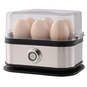 Rapid Egg Cooker - 6 Eggs Capacity, Electric Egg Cooker for Hard Medium Soft Boiled Eggs, Egg Poacher & Vegetable Steamer, Easy and Convenient Egg Steamer to Prepare Delicious Eggs