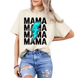 Mama Lightening Tee: Crewneck Sweater Unisex Tee