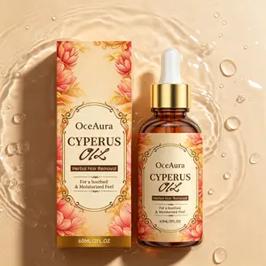 Cyperus Herbal Hair Removal Oil 60ml – Slows Unwanted Hair Growth, Soothes & Moisturizes Skin – Natural Post-Hair Removal Care