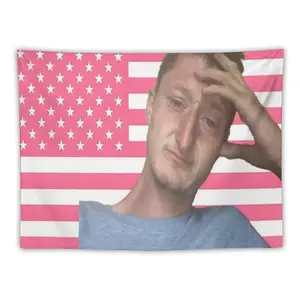 Daniel Larson Flag Wall Tapestry for College Dorm, Indoor & Outdoor Decor