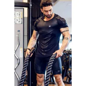 Men's Plus Size Round Neck Short Sleeve T-Shirt