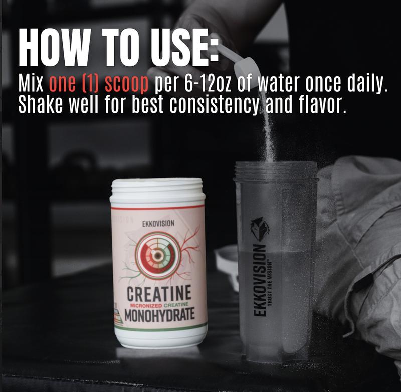 EKKO Creatine Monohydrate - 3rd Party Tested