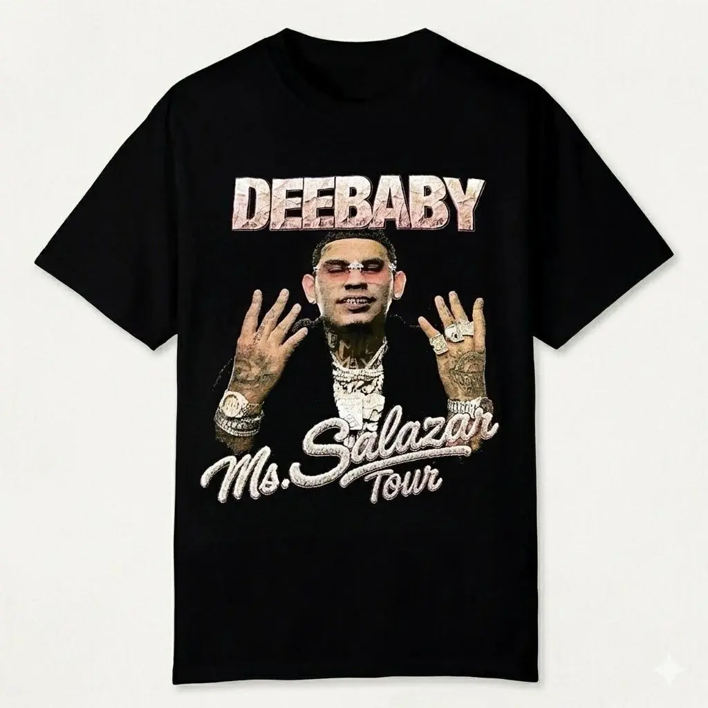 Deebaby Ms. Salazar Tour T Shirt Black Photo City T-Shirt