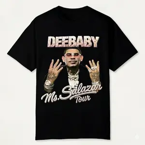 Deebaby Ms. Salazar Tour T Shirt Black Photo City T-Shirt