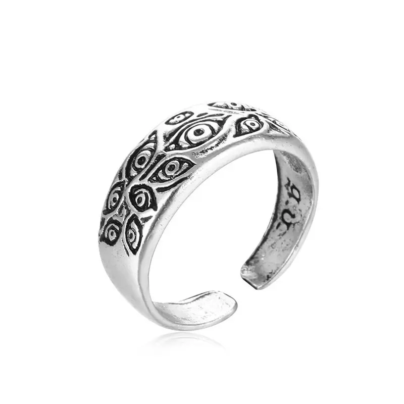 Devil's Eye Ring Adjustable Rings Zinc Alloy Demon's Eye Cospaly Jewelry Accessories