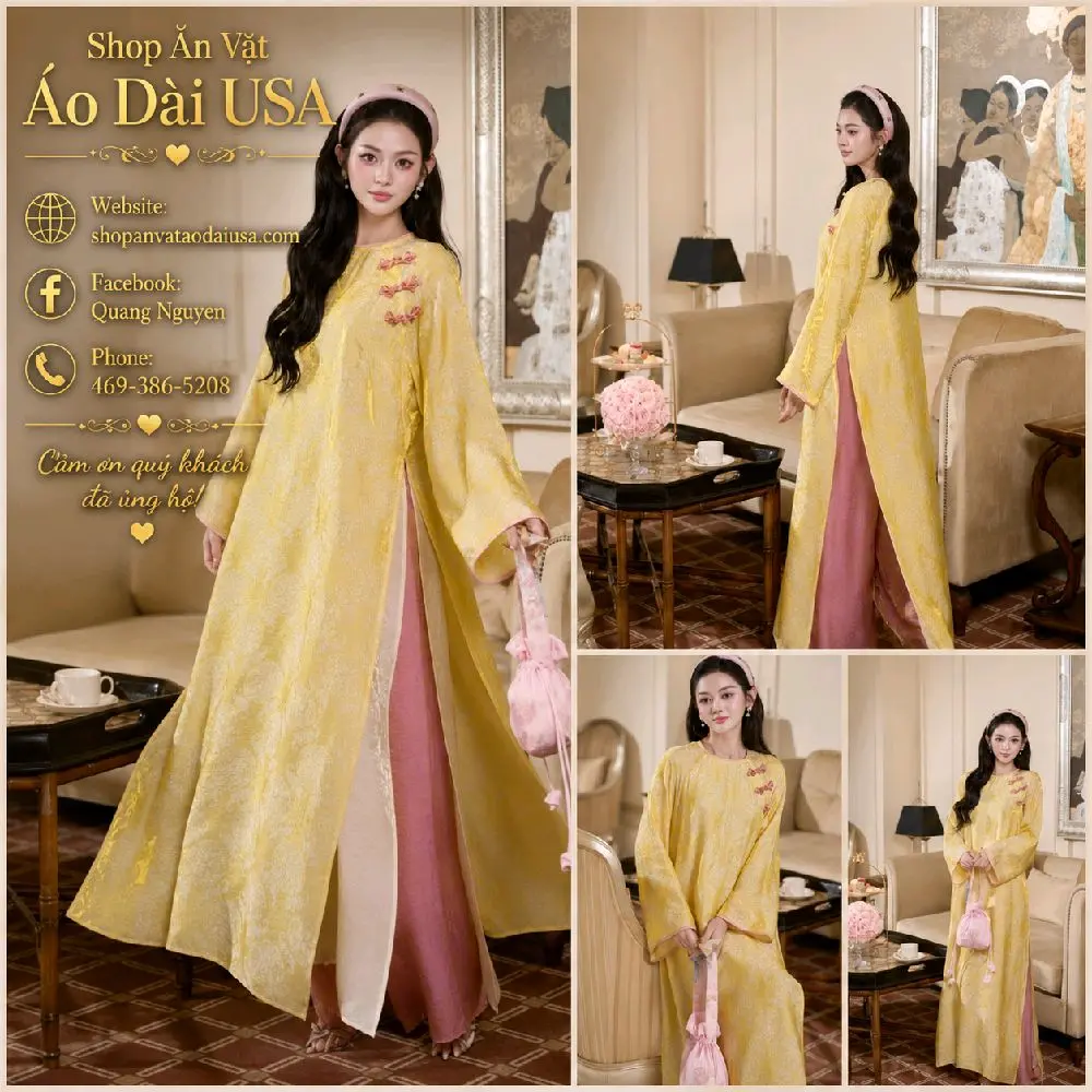 Áo Dài Cách Tân TT14 ( Vietnamese Size ) / Women Áo Dài / Wedding Party Ao Dai / Girl Ao Dai / Luna Ao Dai / Áo Dài Tết