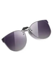 Unisex Oversized Cat Eye Glasses, Casual Style, Random Print, PC Frame Material, All Seasons Wear, Decorative Lens