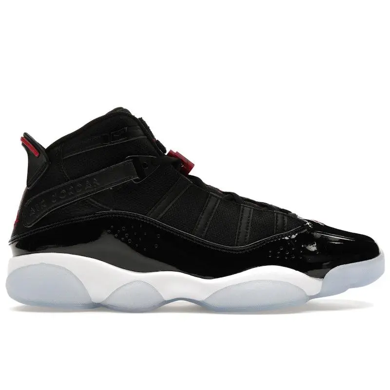 Jordan Men's 6 Rings Black Gym Red, from StockX