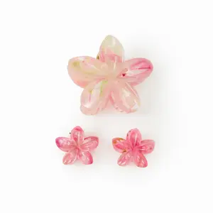 Cider 3 PCS FLOWER HAIR CLAW SET