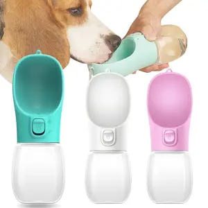 Portable Leakproof Dog Water Bottle For Small And Large Pets. Outdoor Walking Drinking Bowls