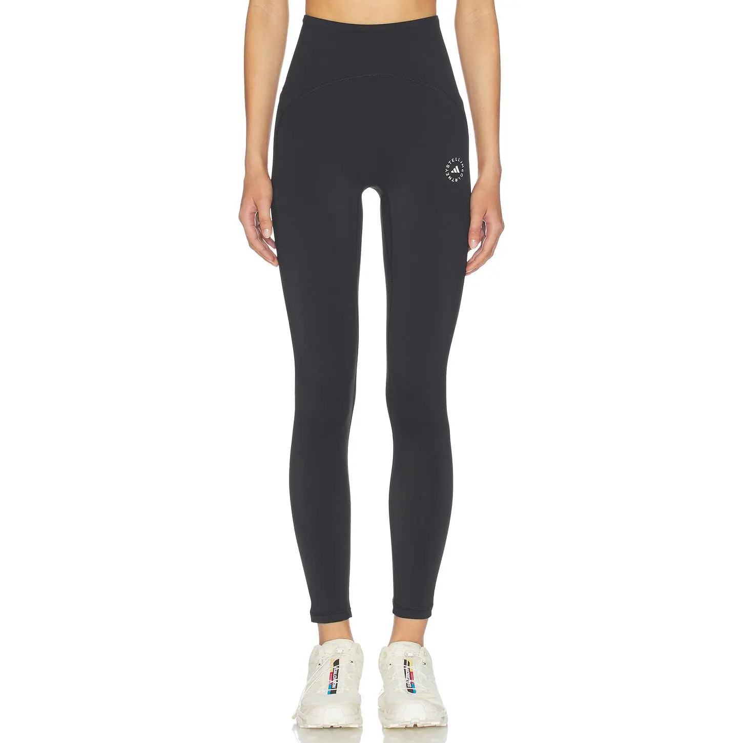 adidas by Stella McCartney Studio Ruched Legging in Black