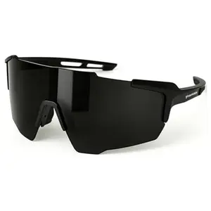 GRINDERPUNCH Sports Sunglasses with UV Protection - Designed for: Cycling, Driving, Running, Hiking, Fishing - Blue