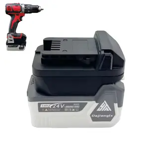 Adapter for Makita 18V to Milwaukee M18 Battery, Battery Adapter for Milwaukee M18 Cordless Tools (Adapter Only)
