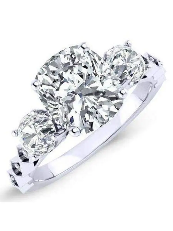Calix - Cushion Moissanite Engagement Ring