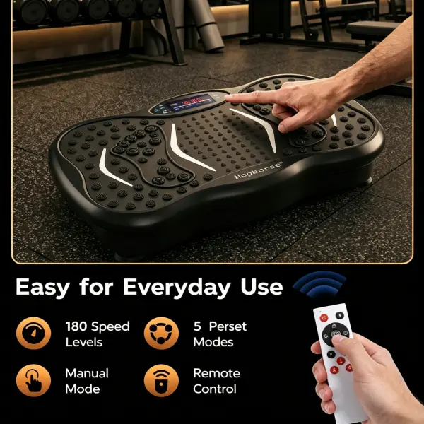 gear fit vibration einstellen Pirecart Vibration Plate Machine, 3D Home Training Equipment W/ Loop Bands,  Acupressure Nodes for Wellness and Fitness, Lymphatic Drainage, Shaker main image 0