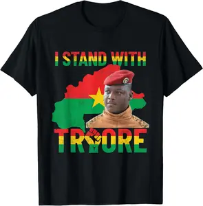 Africa Resistance Thomas Sankara Burkina Faso Ibrahim Traore T-Shirt