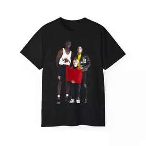 MICHAEL JORDAN-MICHAEL JACKSON-MACAULAY CULKIN SHIRT, 90'S BIG 3 VINTAGE T-SHIRT, Trendy Outfits, Stay Ahead of the Game, Simple Style