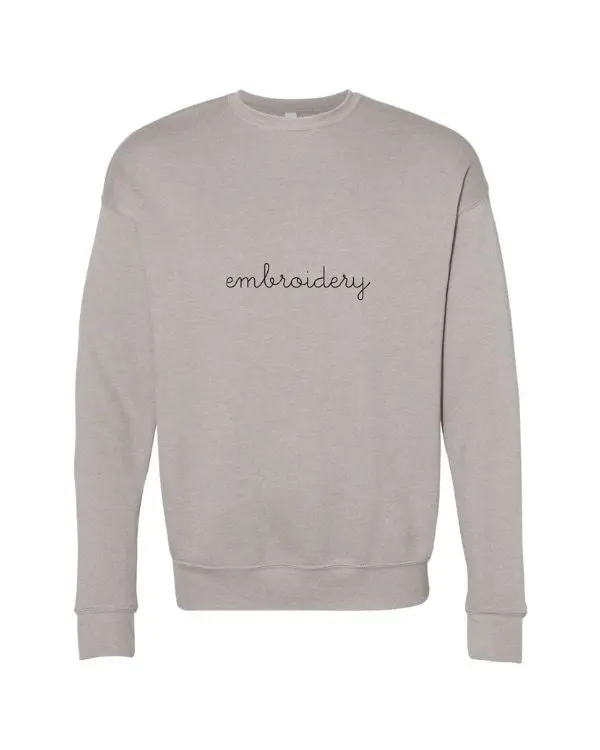 Adult Supersoft Classic Crewneck Sweatshirt (Unisex) - Custom Embroidered