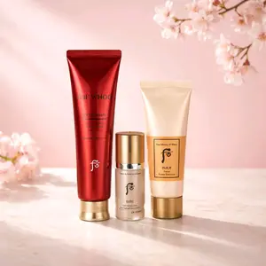 THE WHOO Red Vitamin Sun Protection Special Set with Moisturizing Serum and Cleanser
