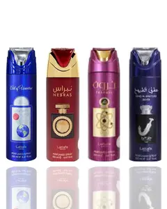 art of the universe deodorant + nebras deodorant + tharwa deodorant + ishq al shuyukh deodorant -- 4 piece bundle