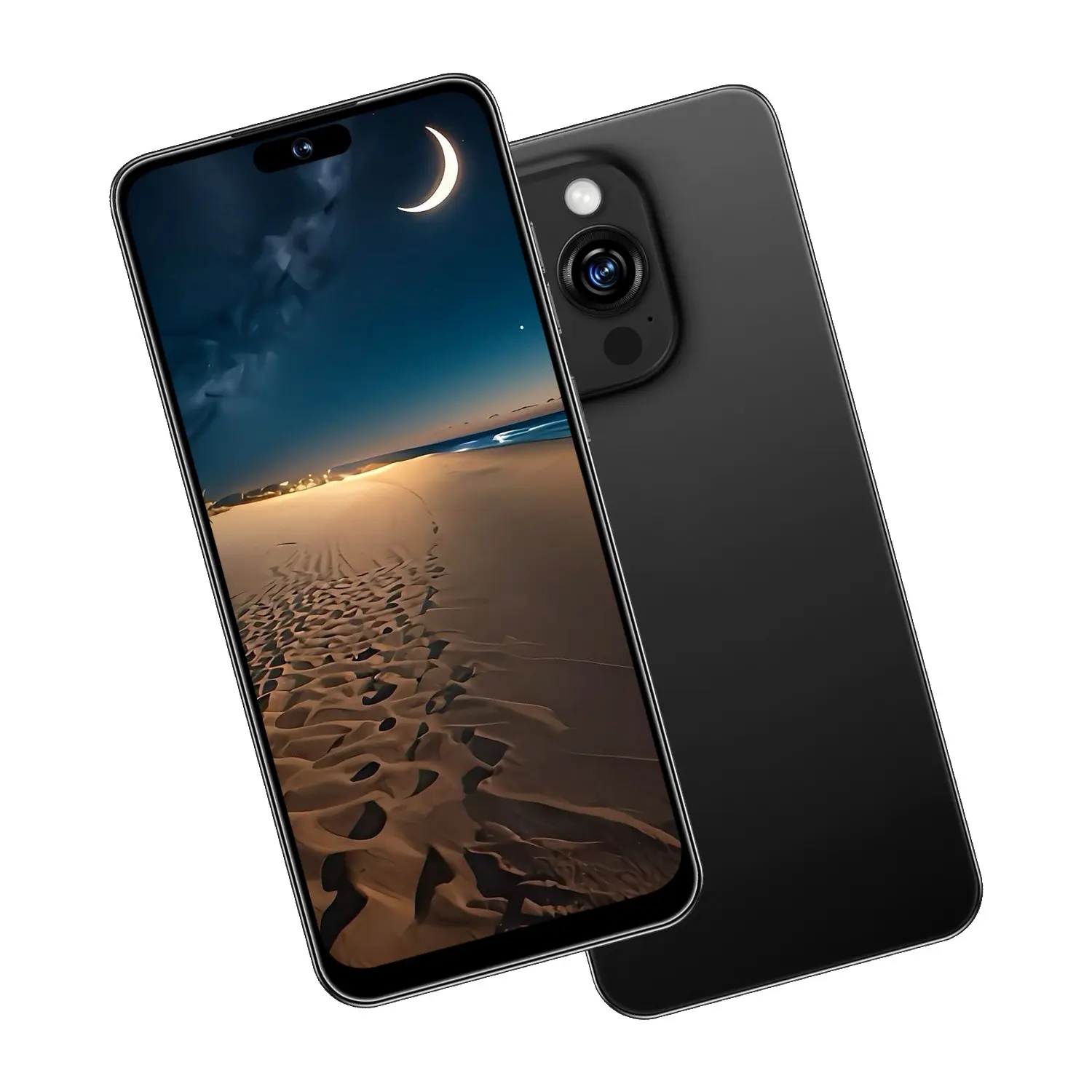 Astarry-16 Pro Max Smartphone Touchscreen Phone 4GB+64GB ROM Android 10.0 Version 6.93-inch Large Screen 4100mAh Battery 8-Core Processor Fingerprint & Face Unlock Ultra HD Quality Camera One-Tap Photography Button Dual SIM Dual Standby
