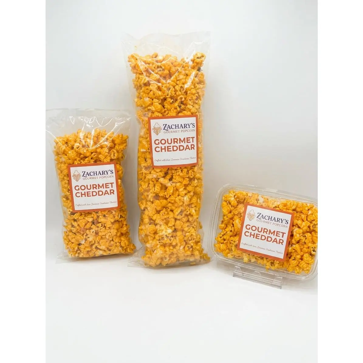 Sharp Cheddar Gourmet Popcorn, GMO-Free Low-Sodium Snacks, Popular Snacks Suitable for Room Temp Storage