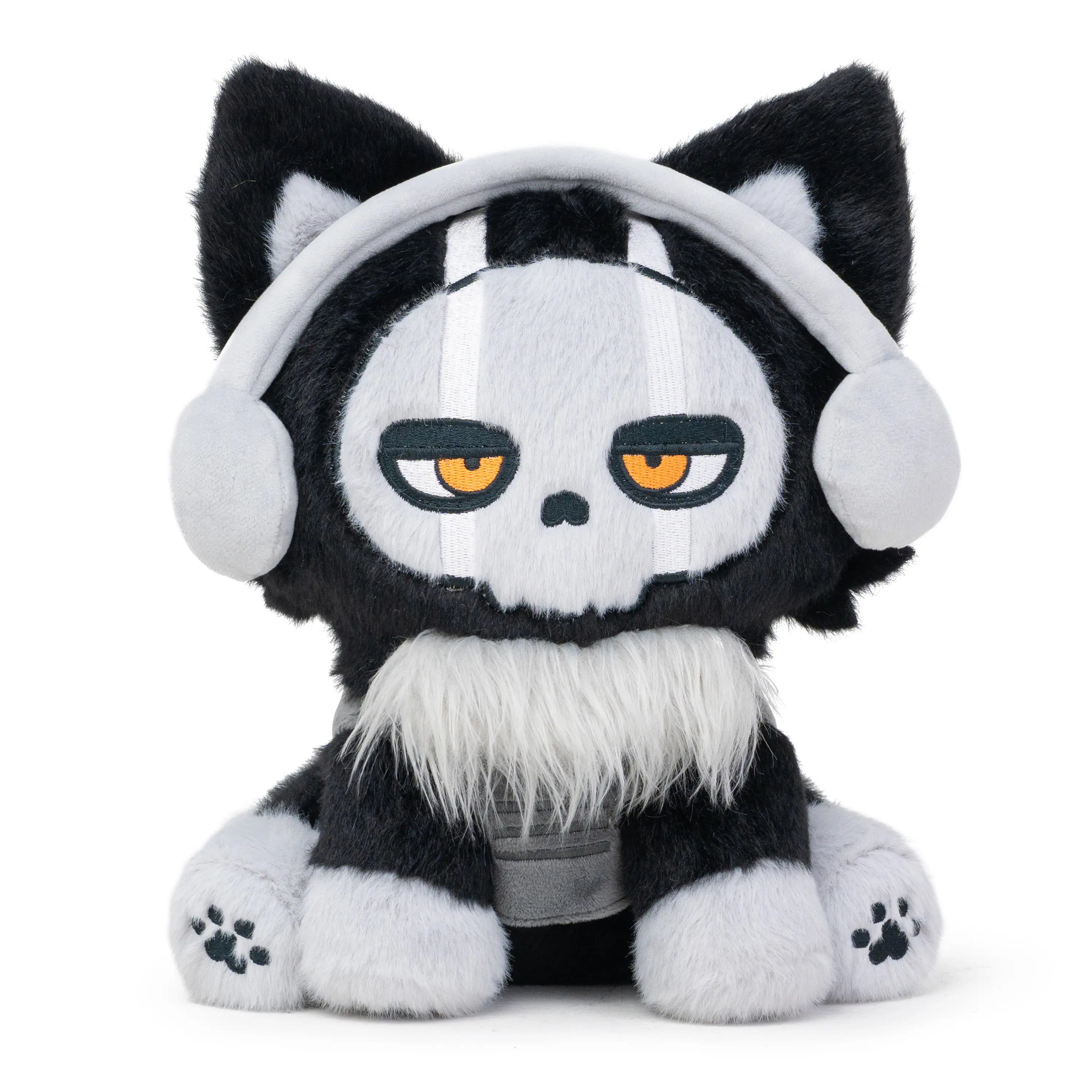 PLUSHSHOP New Arrival 9-in Ghosmeow Ultra-Soft Animal Character Stuffed Toy - Quirky Collectible Plushie, Hug-Friendly Home Decor, Expressive Face Item for 3+ Years Old Kids, Animal Character Stuffed Toys, Quirky Collectible Plush Toy