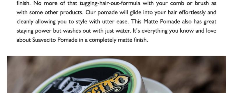 Matte Pomade