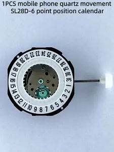 1pcs Quartz Watch Movement Sl28d-3/sl28d-6, Single Calendar, No Battery Included, Precision Timekeeping, Ideal for DIY Clock Projects