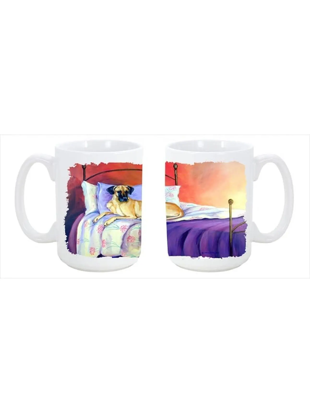 Great Dane Dishwasher Safe Microwavable Ceramic Coffee Mug 15 oz.