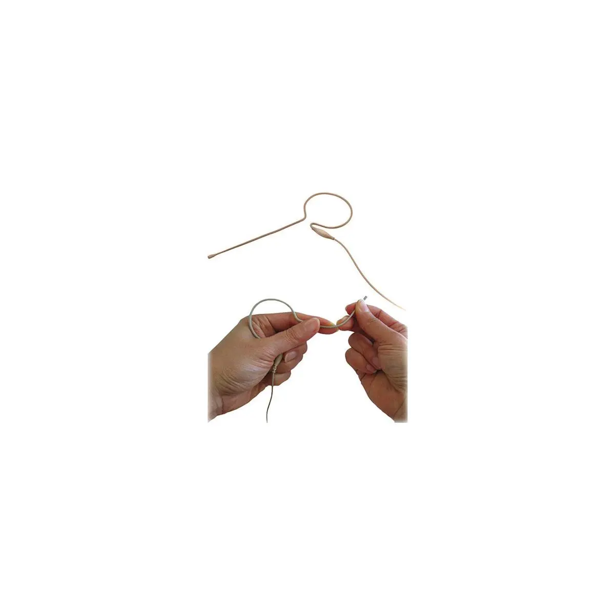Point Source Audio CO-6 Earworn Omnidirectional Microphone with Boom Design for Shure Wireless Transmitters, 40Hz-17kHz Frequency, 2000Ohms Output Impedance, Beige