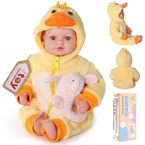 Value 5-Piece Realistic Baby Doll Set – Includes 15-Inch Soft Body Doll, Outfit, Bottle, Magnetic Pacifier & Birth Certificate – Ideal Gift for Kids 3+, Birthday, Pretend Play