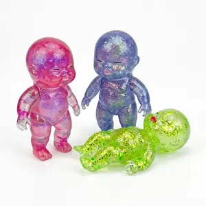 Sparkly Squishy – Slow Rising Stretch Squeeze Stress Relief Ball, Sugar Swaps Sensory Fidget for Kids & Adults, Collectible Mochi Squishies,Indoor Recreation