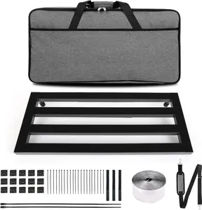 Ghost Fire Large Guitar Pedal Board  Alloy 3.6ib Super light Effect Pedalboard 27.5''x11.8'' with Carry Bag SPL-07