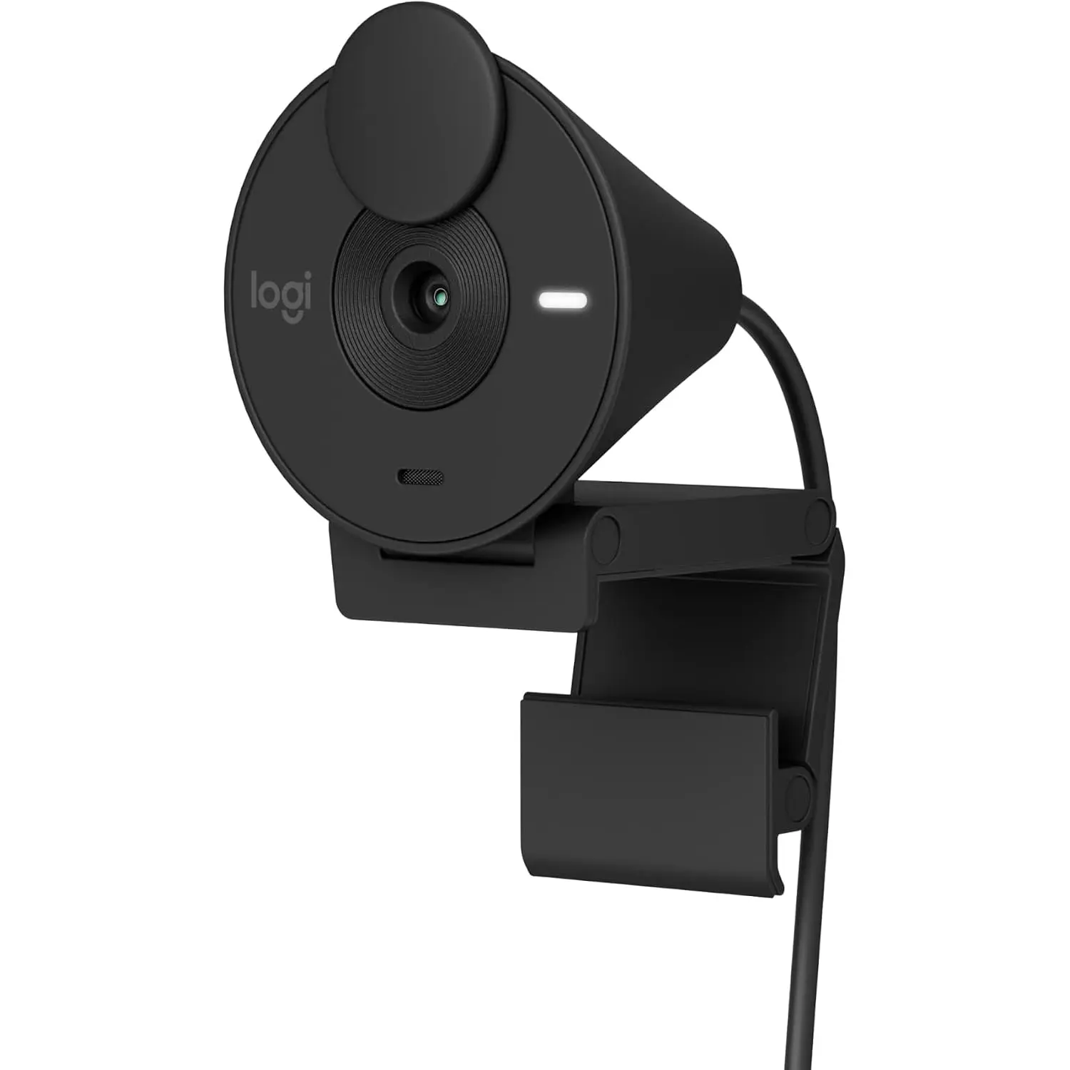 Logitech Brio 301 Full HD 1080p Webcam with Privacy Shutter, Black