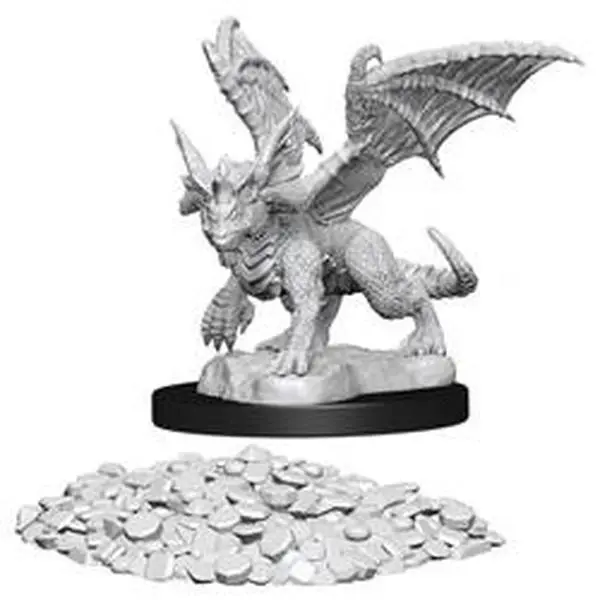 WizKids WZK73852 Dungeons & Dragons Nolzurs Marvelous-Blue Dragon Wyrmling W10 Miniature