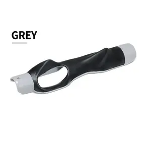 Golf Grip Trainer, Grey 6in Lightweight Golf Grip Training Aids, Fix Swing Grip, Fix Right Hand Position & Grasp, Master Correct Grip Posture, Golf Gifts, Golf Swing Aid Club Attachment